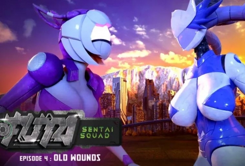 Adult Time lanza el cuarto episodio de la serie animada 'FUTA Sentai Squad'