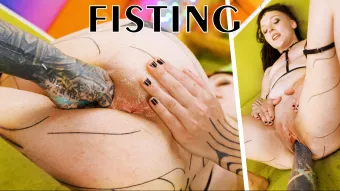 Nueva escena 'Tattoo Lesbian Gets Hard Fisted Till She Have A Real Orgasm' en Z Filmz Originals